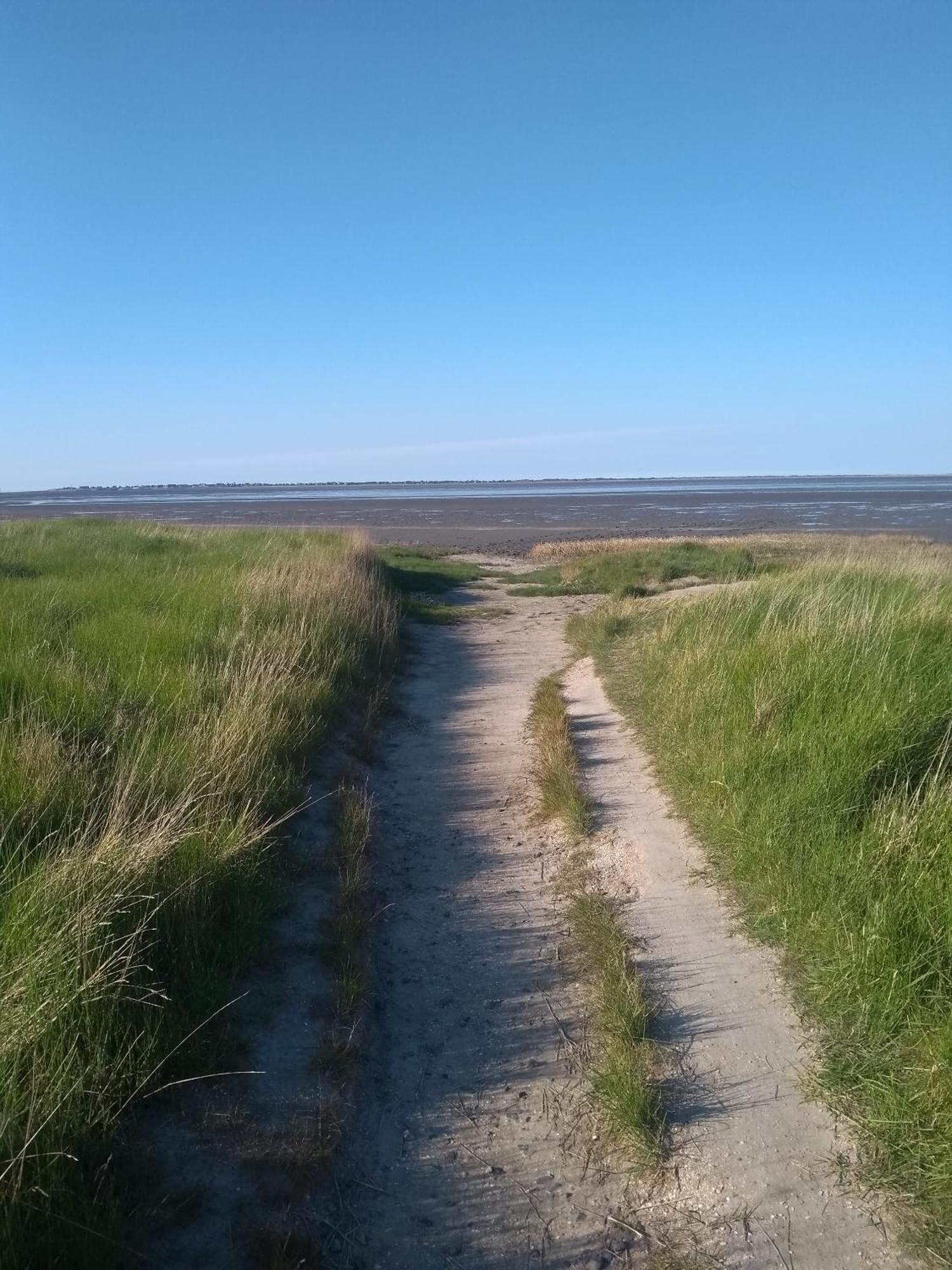 Drei-Insel-Blick Nessmersiel Exterior foto